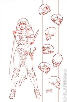 Variant Cover for Red Sonja: Death and the Devil #4