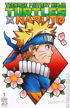 Variant Cover for Teenage Mutant Ninja Turtles / Naruto #1