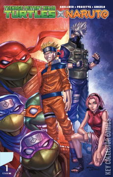 Variant Cover for Teenage Mutant Ninja Turtles / Naruto #1