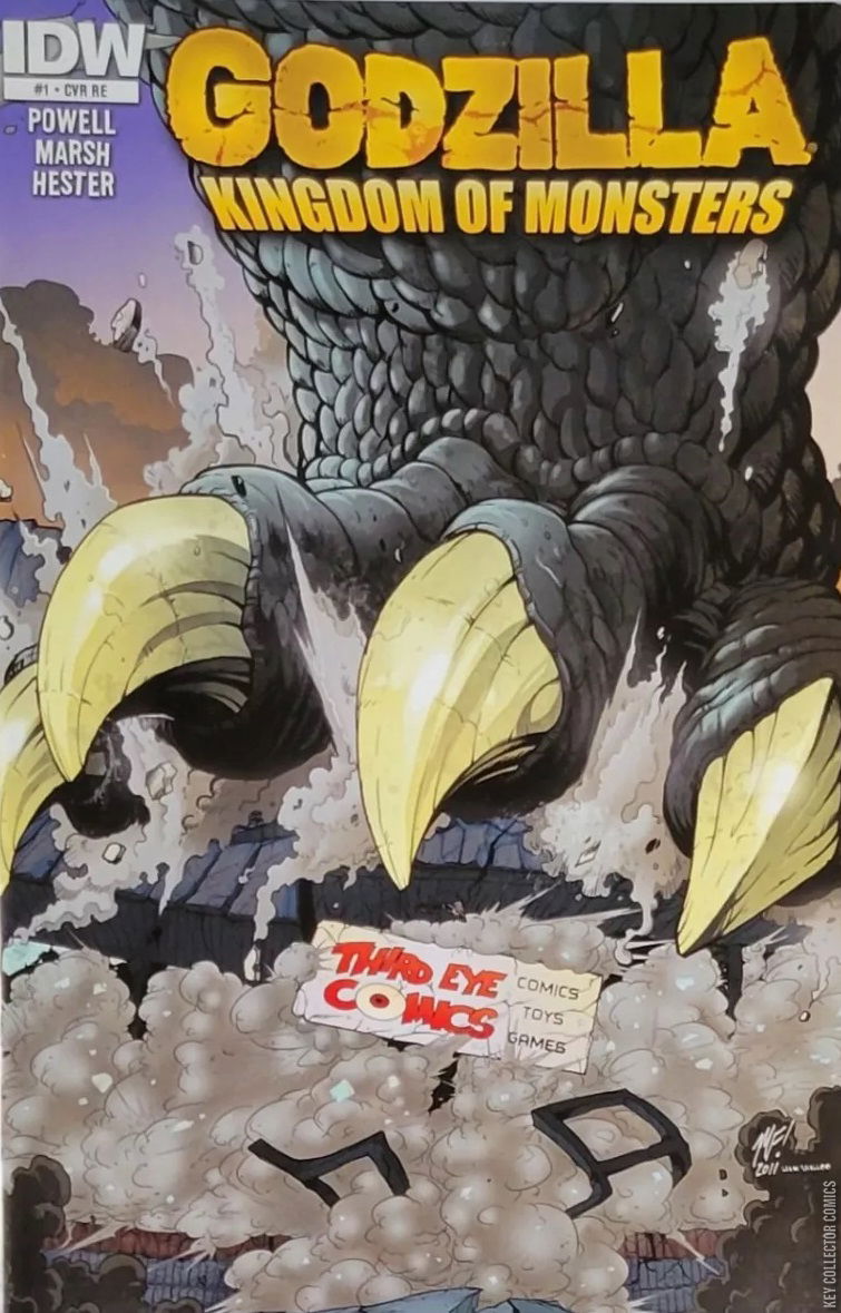 Variant Cover for Godzilla Kingdom of Monsters #1