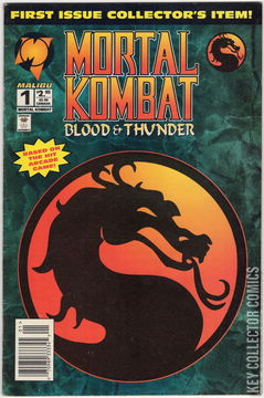 Variant Cover for Mortal Kombat Blood & Thunder #1