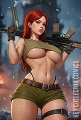 Variant Cover for Heat Seeker: Combustion - A Gun Honey Series #1