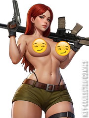 Variant Cover for Heat Seeker: Combustion - A Gun Honey Series #1