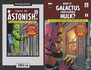 Variant Cover for What If? Galactus Transformed The Incredible Hulk #1