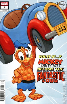 Variant Cover for What If?...Mickey and Friends Became the Fantastic Four #1