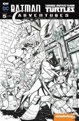 Variant Cover for Batman / Teenage Mutant Ninja Turtles Adventures #5