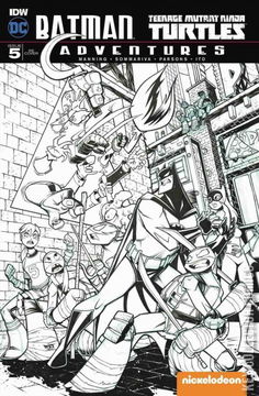 Variant Cover for Batman / Teenage Mutant Ninja Turtles Adventures #5