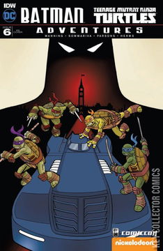 Variant Cover for Batman / Teenage Mutant Ninja Turtles Adventures #6