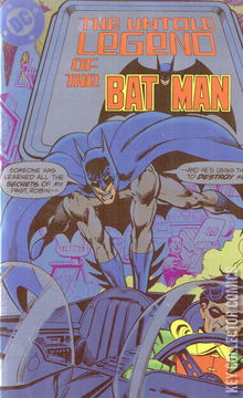 Variant Cover for The Untold Legend of the Batman #1