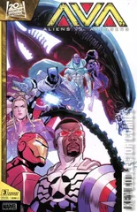 Variant Cover for Aliens vs. Avengers #3