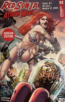 Variant Cover for Red Sonja Attacks Mars #1