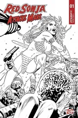 Variant Cover for Red Sonja Attacks Mars #1