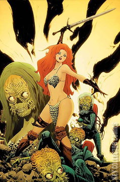 Variant Cover for Red Sonja Attacks Mars #1