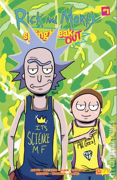 Variant Cover for Rick & Morty Spring Break Out #1