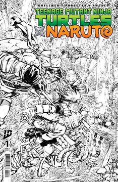 Variant Cover for Teenage Mutant Ninja Turtles / Naruto #1