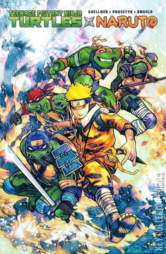 Variant Cover for Teenage Mutant Ninja Turtles / Naruto #1