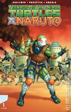 Variant Cover for Teenage Mutant Ninja Turtles / Naruto #1