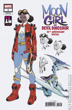 Variant Cover for Moon Girl and Devil Dinosaur 10th Anniversary #1