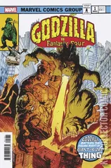 Variant Cover for Godzilla vs Fantastic Four #1