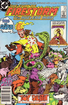 Variant Cover for Firestorm the Nuclear Man #25