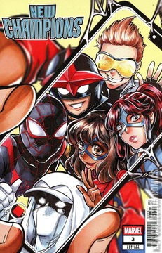 Variant Cover for New Champions #3