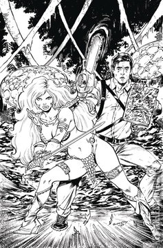 Variant Cover for Red Sonja vs. The Army of Darkness #1