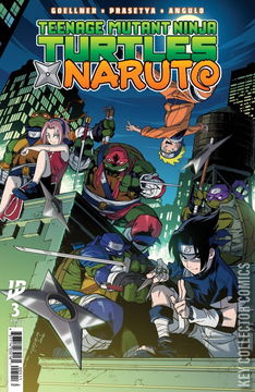 Variant Cover for Teenage Mutant Ninja Turtles / Naruto #3