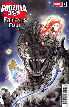 Variant Cover for Godzilla vs Fantastic Four #1