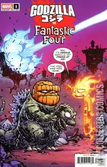 Variant Cover for Godzilla vs Fantastic Four #1