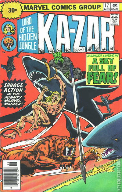 Kazar Key Ka-Zar #17 Published August 1976 | Key Collector Comics