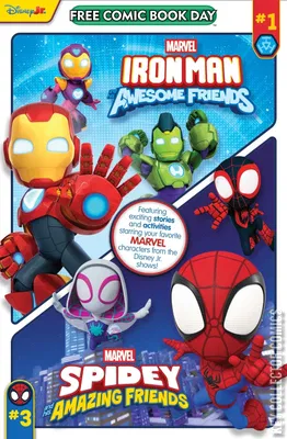 Free Comic Book Day 2025: Iron Man and His Awesome Friends / Spidey & His Amazing Friends