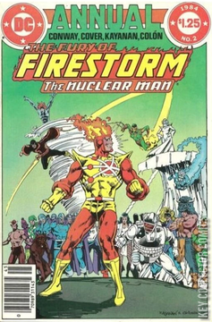 Variant Cover for Firestorm the Nuclear Man Annual #2