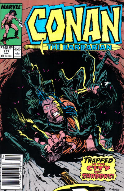 Variant Cover for Conan the Barbarian #217