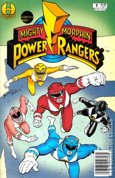 Variant Cover for Mighty Morphin Power Rangers #1