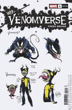 Variant Cover for Web of Venomverse: Fresh Brains #1