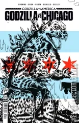 Variant Cover for Godzilla vs America: Chicago