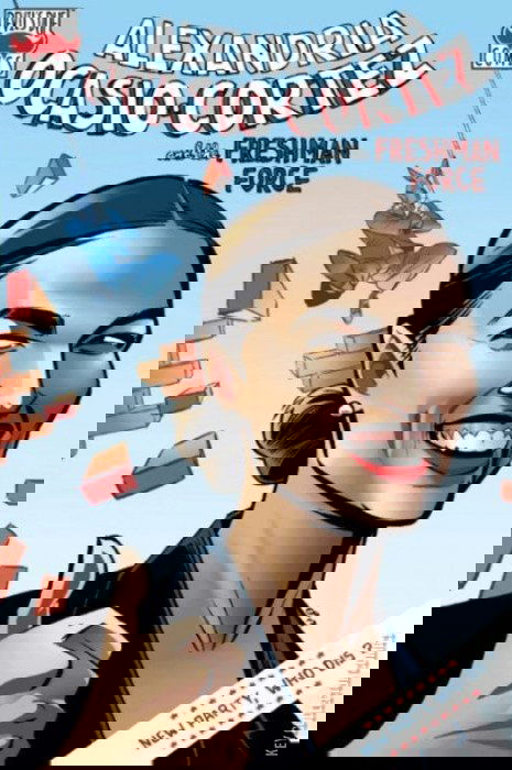 Variant Cover for Alexandria Ocasio-Cortez and the  Freshman Force: Who Dis #1