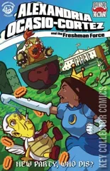 Variant Cover for Alexandria Ocasio-Cortez and the  Freshman Force: Who Dis #1