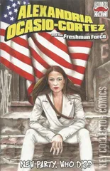 Variant Cover for Alexandria Ocasio-Cortez and the  Freshman Force: Who Dis #1
