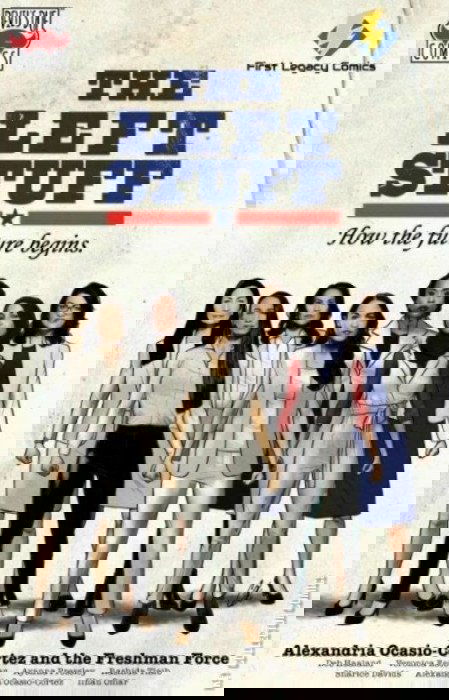 Variant Cover for Alexandria Ocasio-Cortez and the  Freshman Force: Who Dis #1