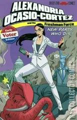 Variant Cover for Alexandria Ocasio-Cortez and the  Freshman Force: Who Dis #1