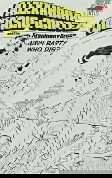 Variant Cover for Alexandria Ocasio-Cortez and the  Freshman Force: Who Dis #1