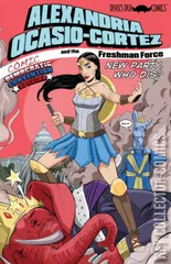 Variant Cover for Alexandria Ocasio-Cortez and the  Freshman Force: Who Dis #1
