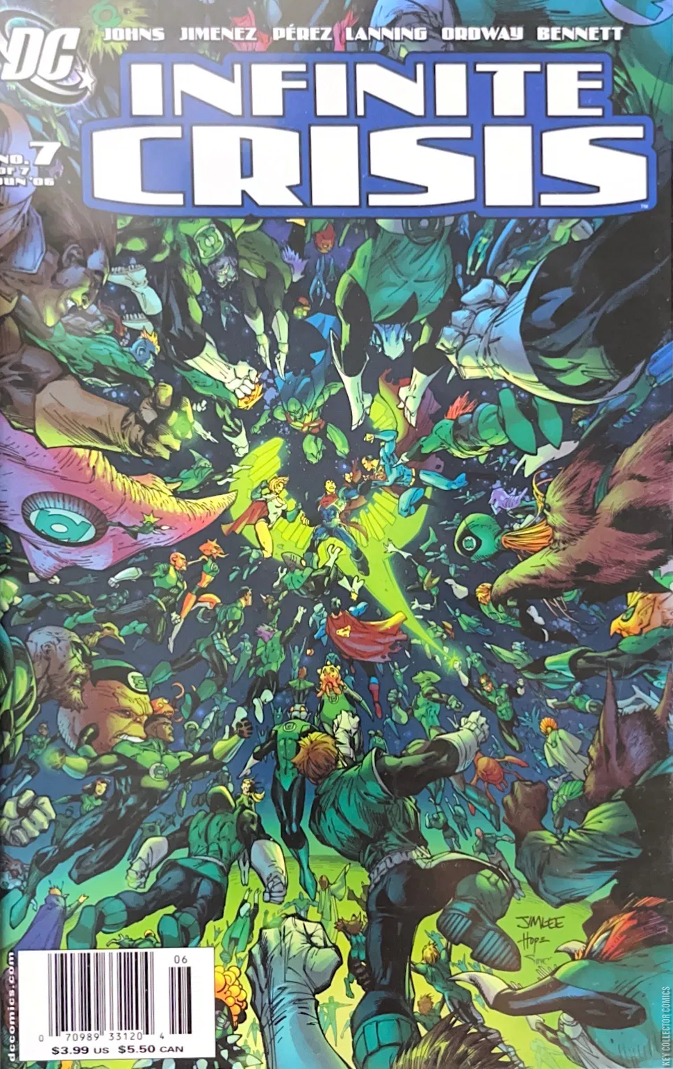 Variant Cover for Infinite Crisis #7