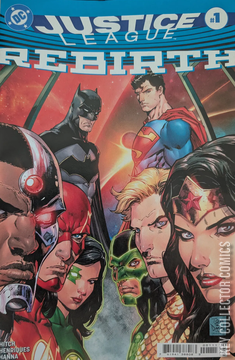 Variant Cover for Justice League: Rebirth #1