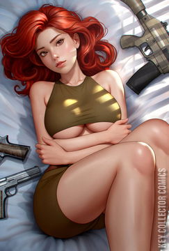 Variant Cover for Heat Seeker: Exposed - A Gun Honey Series #1