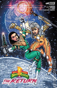 Variant Cover for Mighty Morphin Power Rangers: The Return #4