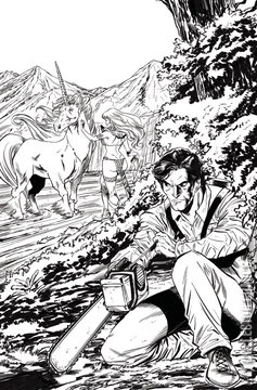 Variant Cover for Red Sonja vs. The Army of Darkness #2