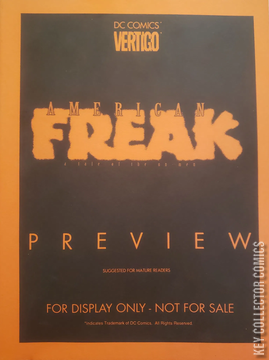 Variant Cover for American Freak: A Tale of the Un-Men #1