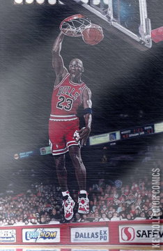 Variant Cover for Fame: Michael Jordan